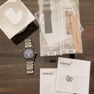 Fossil Q Wander Android Watch and 2 bands